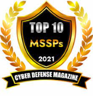 Award Top 10 MSSPs 2021 - Cyber Defense Magazine