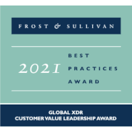 Frost & Sullivan Global XDR Customer Value Leadership Award 2021 Best Practices Award